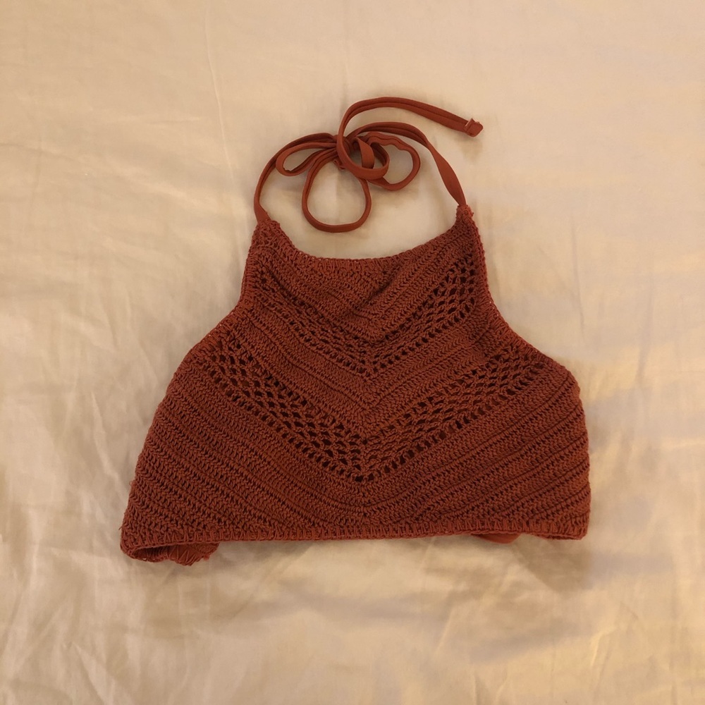 High neck bikini top